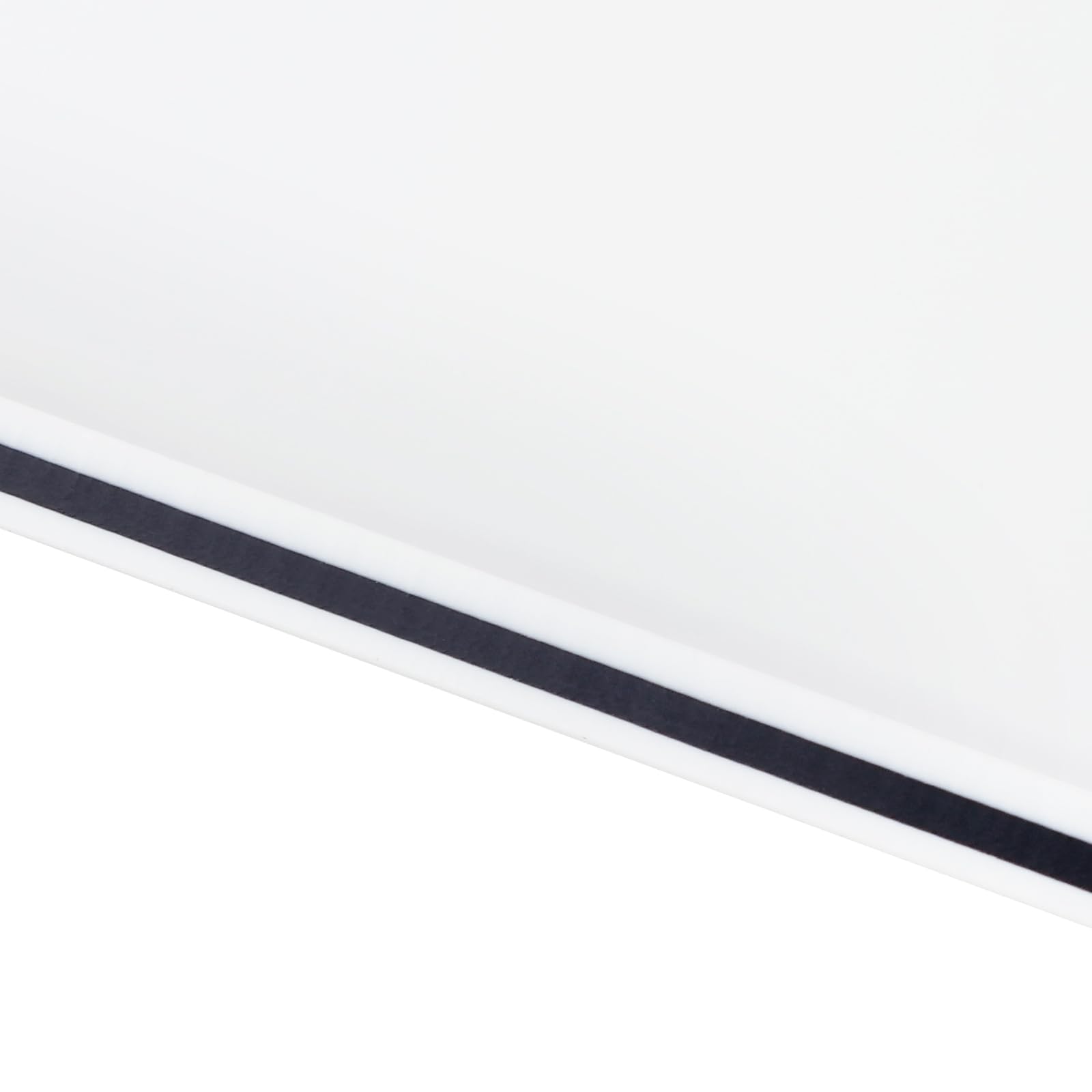 Banworks Electric Guitar 3 Ply Backplate 6-Hole Trem Tremolo Cover For Usa/Mexican Fender Standard Strat St Jt/Hgb-01 White