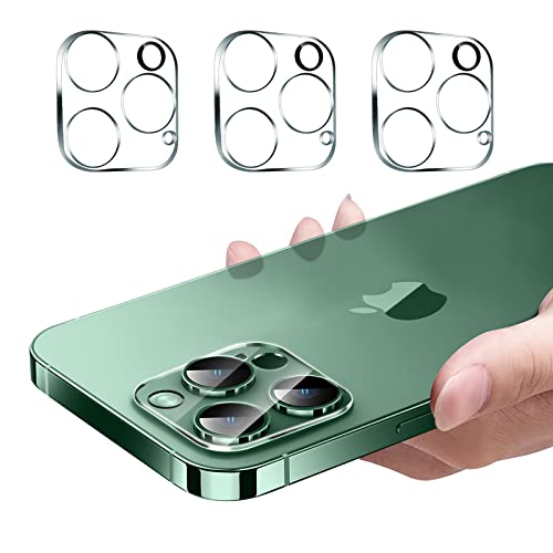 Hlija 3Pcs Rear Back Camera Lens Protector Tempered Glass For Iphone 13 Pro/13 Pro Max   Hd Clear Full Coverage Guard