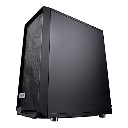 Fractal Design Meshify C   Compact Mid Tower Computer Case   Open Atx Layout  High Performance Airflow/Cooling   2X Fans Include