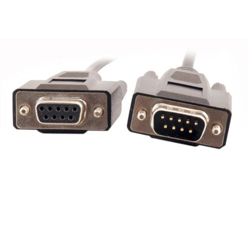 C2G 52033 Db9 M/F Serial Rs232 Extension Cable, Black (25 Feet, 7.62 Meters)