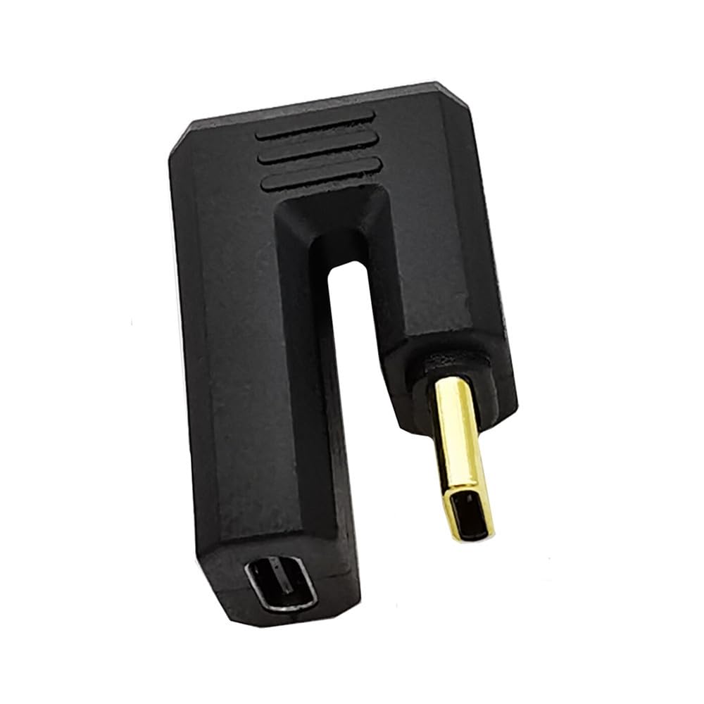 Qaoquda Usb C U Shape Adapter, 180 Degree Angled Usb 3.1 Type C (Usb C) Male To Female U Shape Adapter 4K60Hz Resolution 10Gbps
