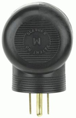 Road Power 95247508 15 To 30-Amp Right Angle Rv Adapter; Black