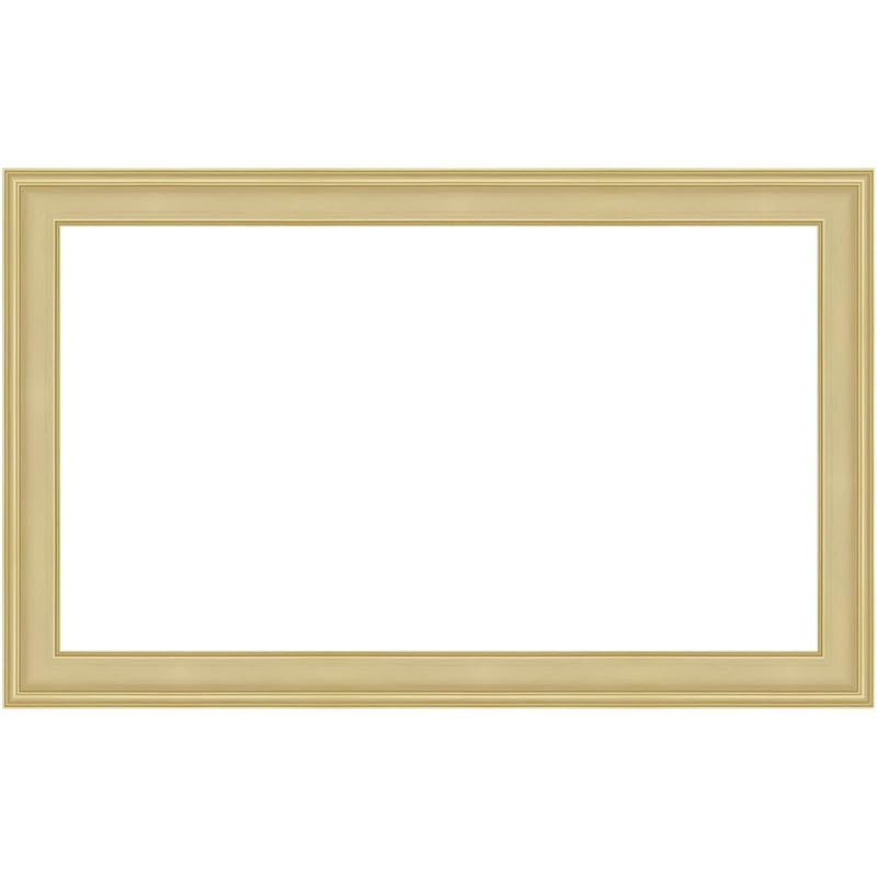Frame My Tv Deco Tv Frames   Antique White Smart Frame Compatible Only With Samsung The Frame Tv (55', Fits 2021 2024 Frame Tv)