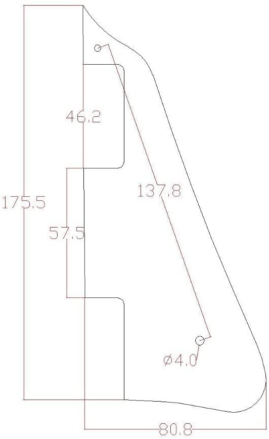 Dopro Aged White 3 Ply Lp Guitar Pickguard With Chrome Bracket For Epiphone Les Paul