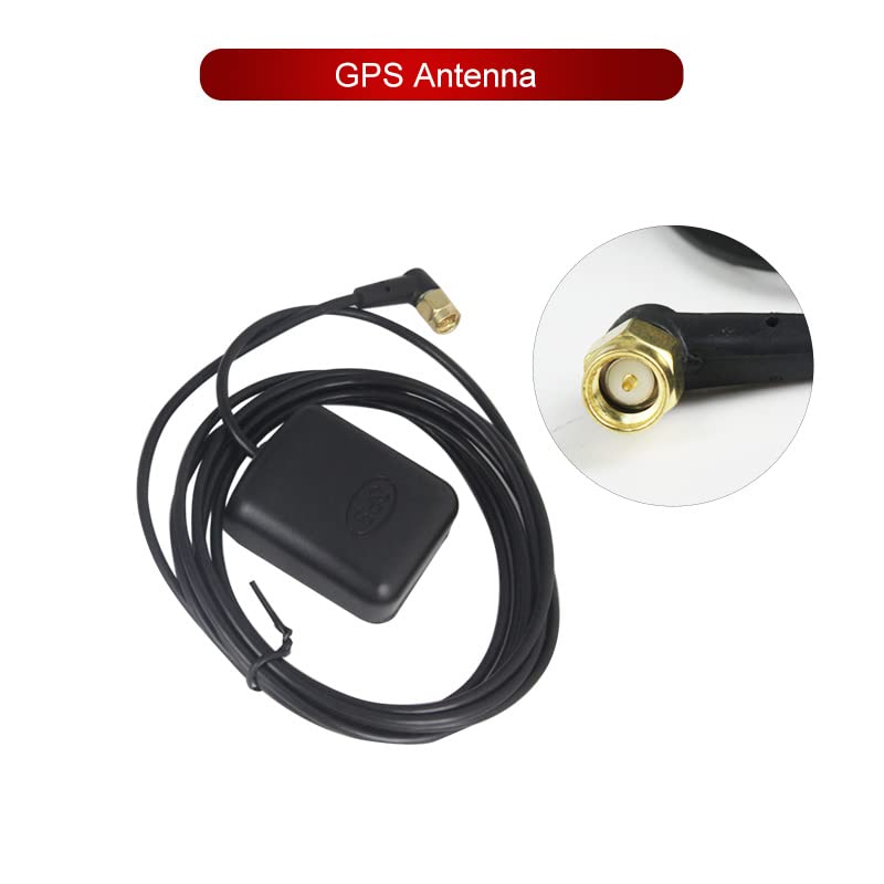 Bestycar Waterproof Navigation Connector Vehicle Waterproof Gps Navigation Antenna With Sma Male Connector For Car Radio Stereo Head Unit Gps Navigation System