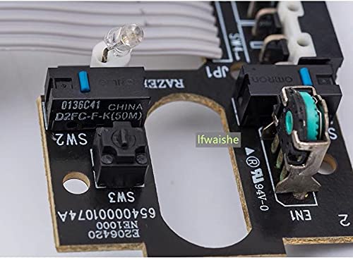 Pack Of 2 Mouse Switch Mouse Button Blue Dot For Logitech G502 G900 G903 G Pro Wireless Razer Naga Mamba And Other Mouse (50M)