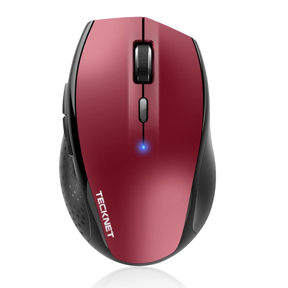 Tecknet Bluetooth Mouse, 4800 Dpi Wireless Mouse, 2-Year Battery Computer Mouse 6 Adjustable Dpi, 6 Buttons Compatible With Lapt