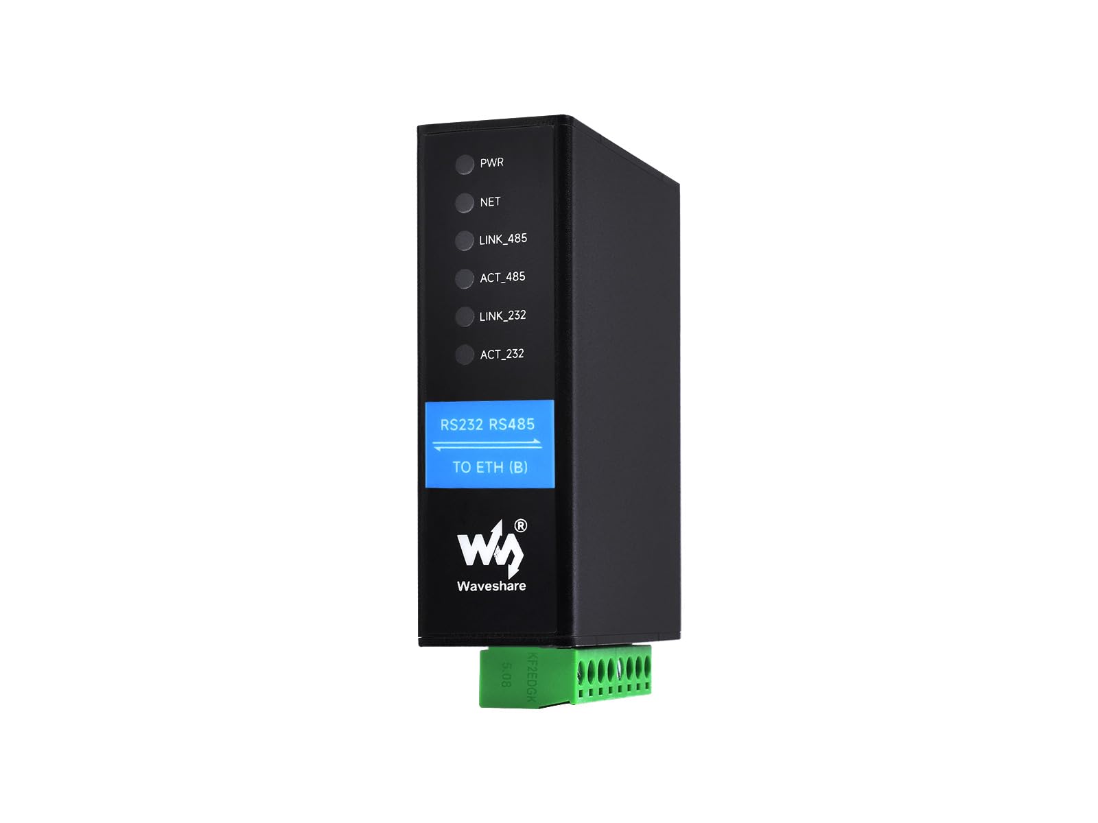 Waveshare Rs232 Rs485 To Rj45 Ethernet Serial Server, Rs232 And Rs485 Dual Channels Independent Operation, Dual Ethernet Ports,