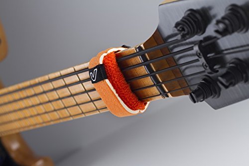 Gruv Gear Fretwraps Hd 3 Pack ''Flare'' Guitar String Muters, Orange, Small