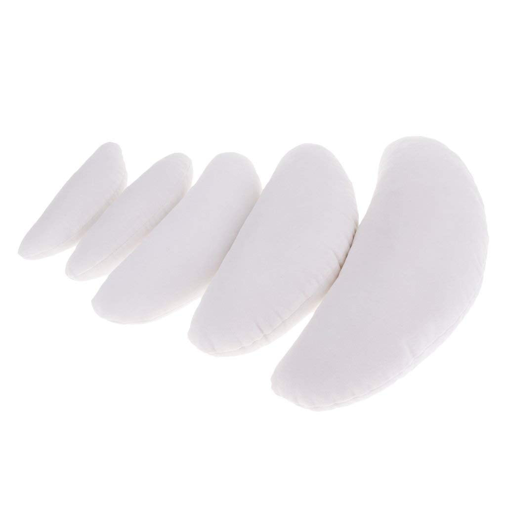 5Pcs Newborn Baby Photography Props Moon Pillow Posing Props Newborn Basket Filler Fotografia   White