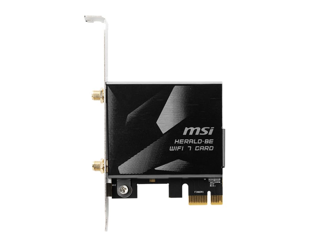 Msi Herald Be Wi Fi 7 Max (Wi Fi 7, 802.11Be, Bluetooth 5.4, Pcie, Multi Link Operation Technology, External Antenna)