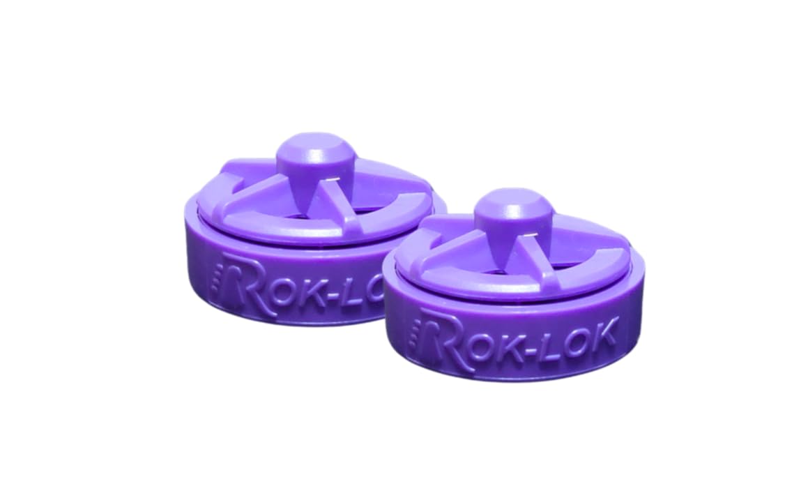 Rok Lok Universal Quick Change Guitar Strap Lock   Guitar Strap Locks Set   Protect Your Instrument With No Modifications Or Har