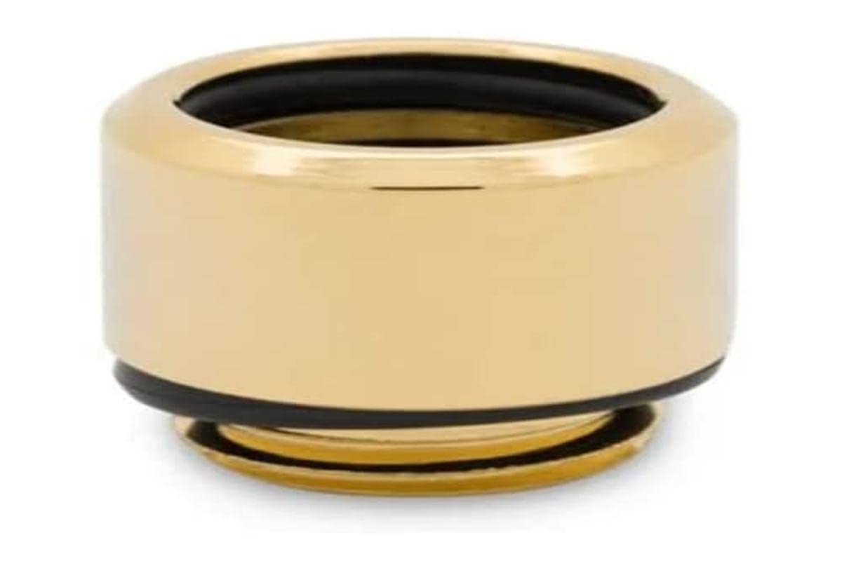 Ekwb Ek Quantum Torque Micro Hdp 12 Push In Fitting For Ekwb Rigid Tubing, 12Mm Od, Gold