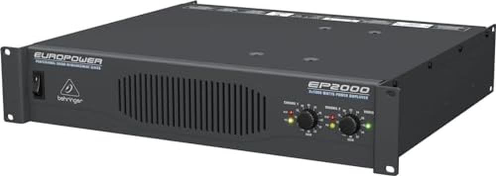 Behringer Europower Ep2000 Power Amplifier