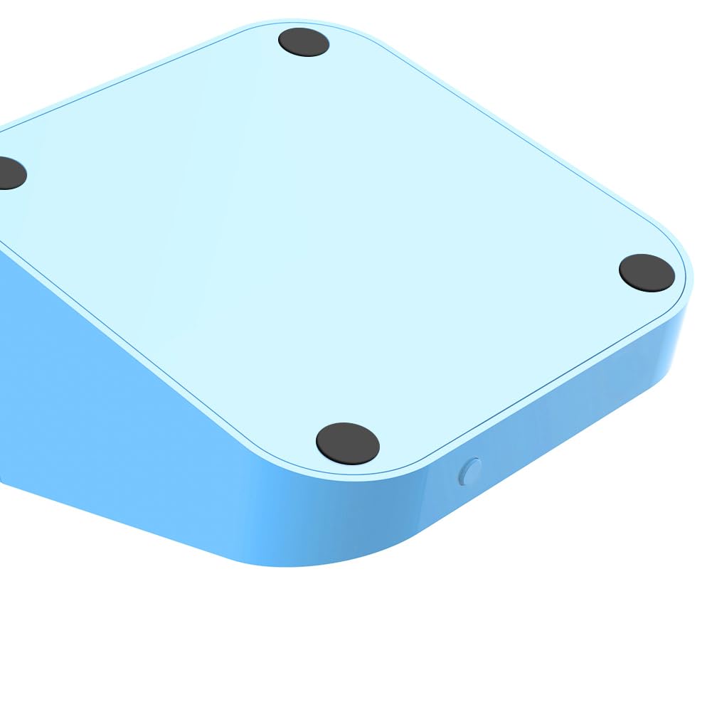 Dock Compatible With Square Reader 2Nd Generation, Square Card Reader Stand Holder, Anti Sleep Button, One Click To Turn On, Blu