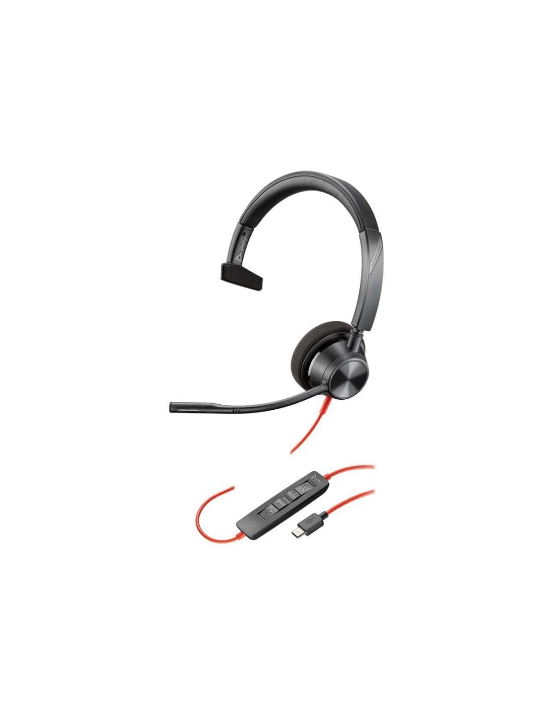 Poly BW 3310 Mono USB-C HS +US