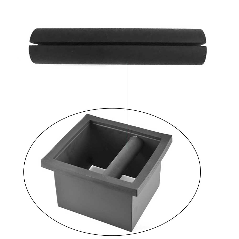 Cafemasy Rubber Knock Box Bar Sleeve   Knock Box Bar For Square Espresso Knock Box Chute Replacement Knock Box Bar Cover For Kno