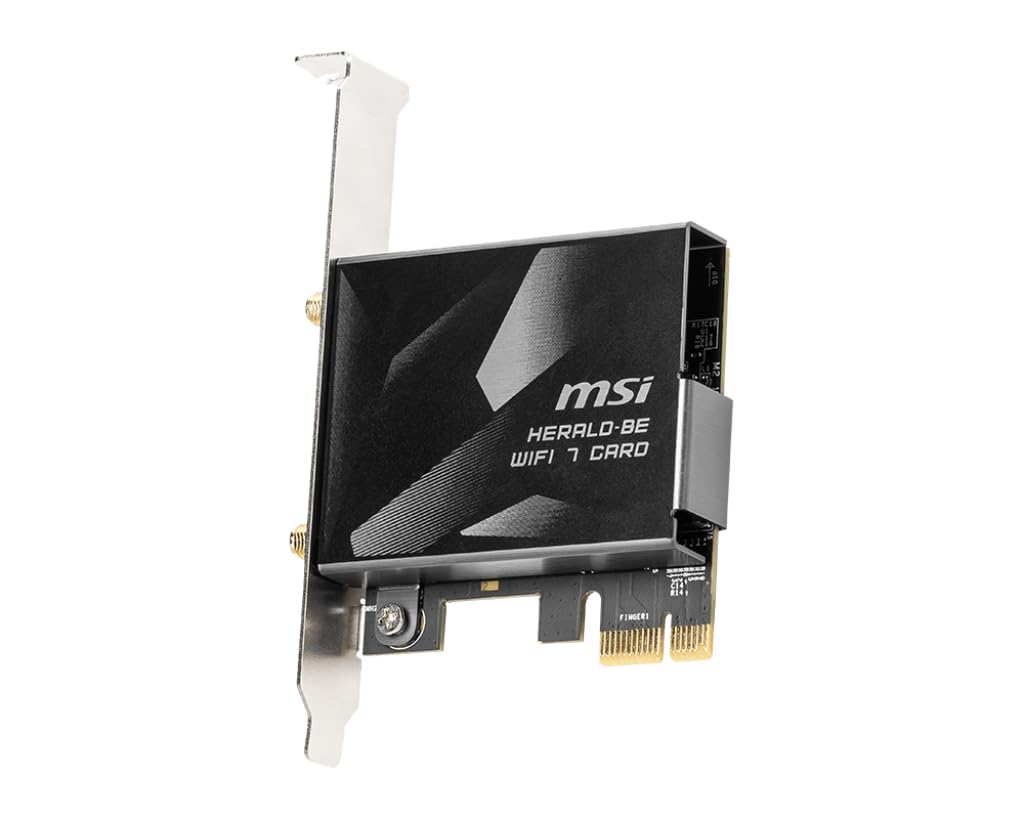 Msi Herald Be Wi Fi 7 Max (Wi Fi 7, 802.11Be, Bluetooth 5.4, Pcie, Multi Link Operation Technology, External Antenna)