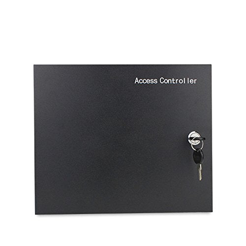 Mengqi Control Waterproof Metal Keypad Reader Standard North American Strike Lock Tcpip 4 Doors Access Control Systems 110 240V Power Box +Rfid Key Fob/Card