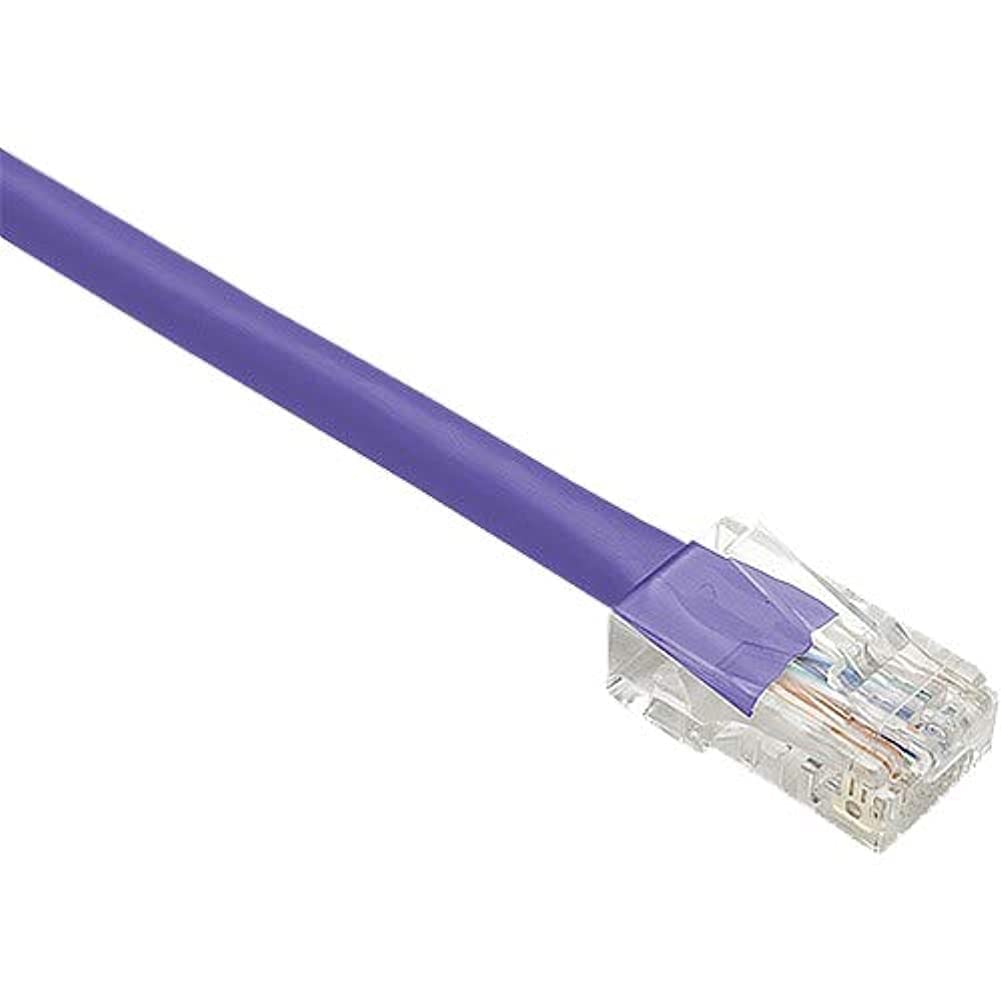 Unirise 1Ft Cat6 Non Booted Unshielded (Utp) Ethernet Network Patch Cable Purple