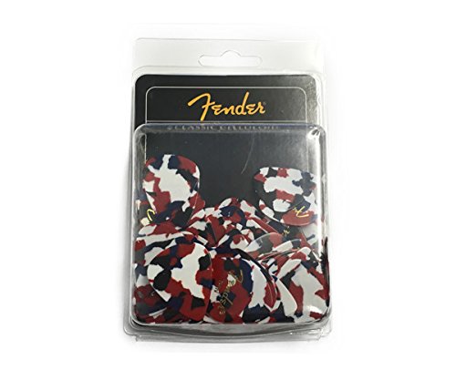 Fender Classic Celluloid Guitar Picks 351 Shape, Confetti, Thin, 144 Pack
