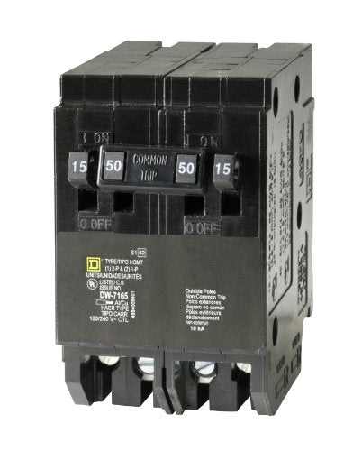 Square D   Homt1515250Cp Circuit Breaker, Black