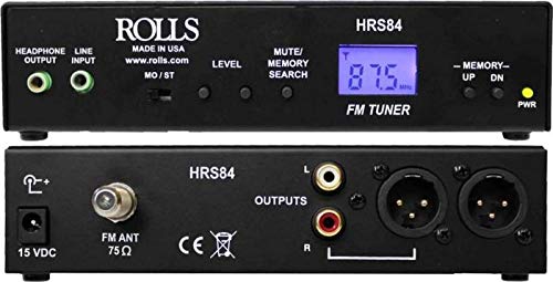 ROLLS Digital FM Tuner with XLRs