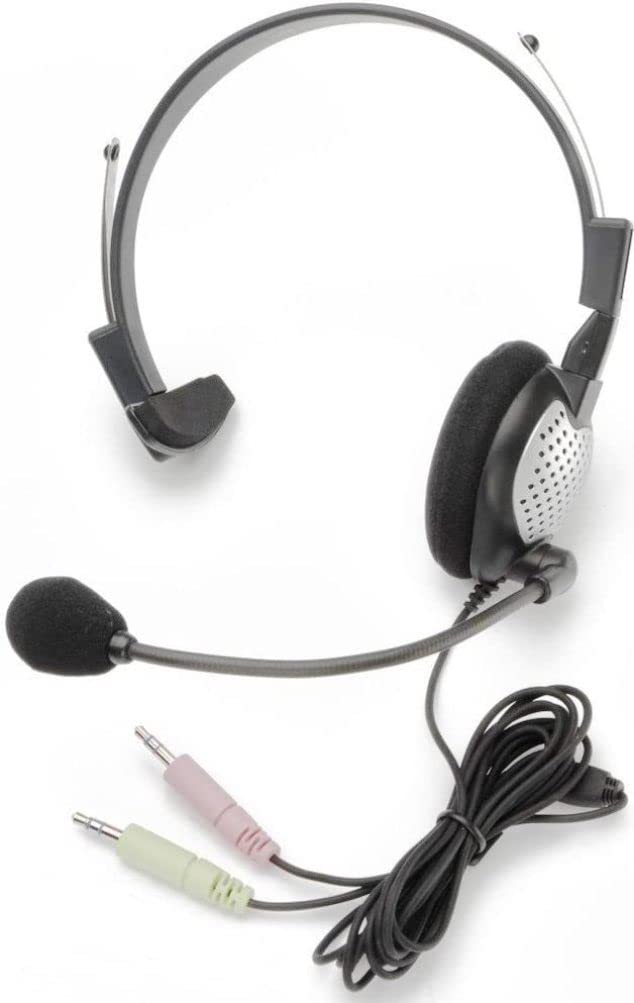 Andrea Communications C1 1022100 1 Model Nc 181 On Ear Mono (Monaural) Pc Headset, Pro Flex Wire Microphone Boom For Perfect Pla