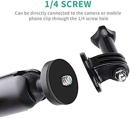 Karuizi 360 Rotating Sports Camera Bracket,Motorcycle Mount For Go Pro Hero10/9/8/Max/7/6/5/4 Action Camera Moto Bike Handlebar