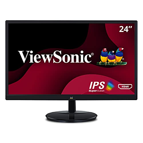 Viewsonic Va2459 Smh 24 Inch Ips 1080P Led Monitor With Hdmi And Vga Inputs