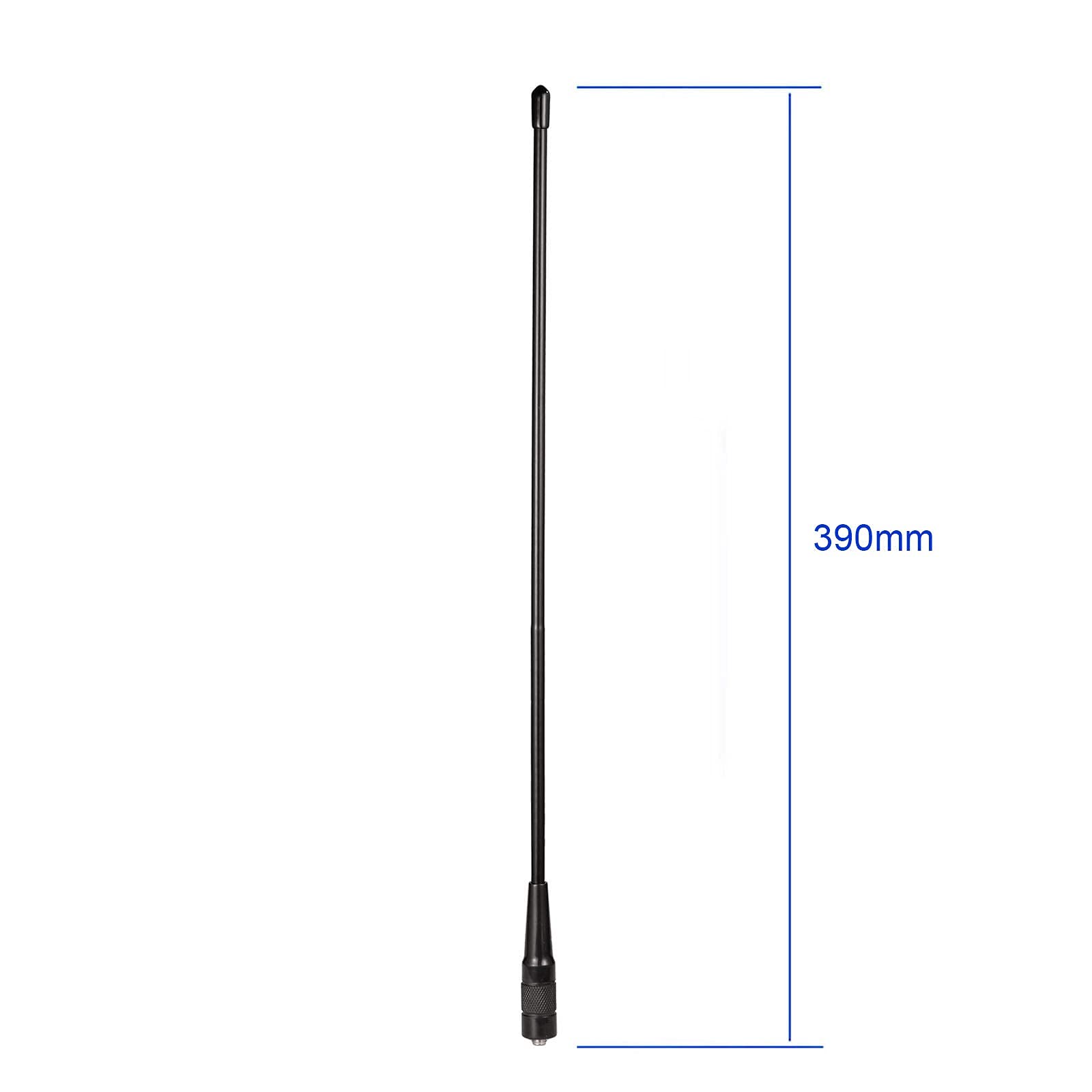 Bingfu Dual Band Vhf Uhf 136 174Mhz 400 470Mhz Ham Radio Antenna 2 Pack Walkie Talkie Flexible Whip Antenna Sma Female For Kenwo