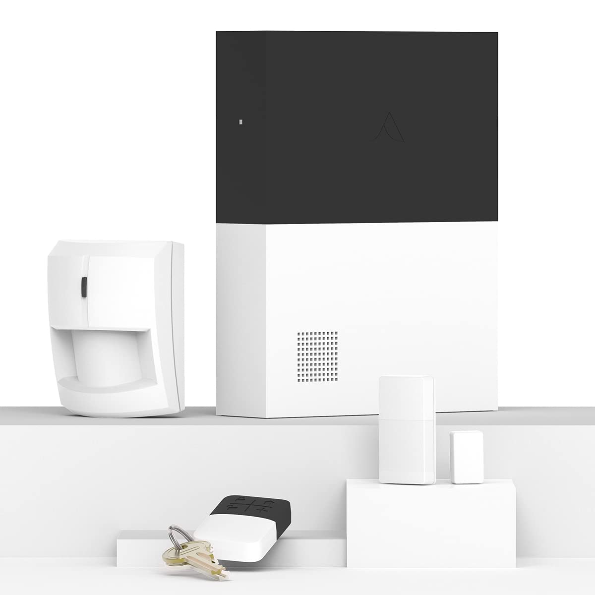 Abode 4 Piece Wireless Smart Security System - Works with Apple HomeKit, Z-Wave and Zigbee Devices - Expandable to Protect Your