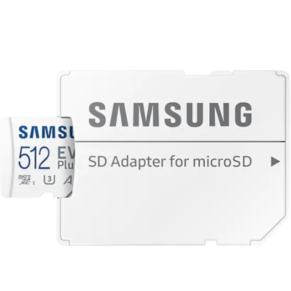 Samsung Evo Plus Microsd Sdxc U3 Class 10 A2 Memory Card 130Mb/S With Sd Adapter 2021 (512Gb)