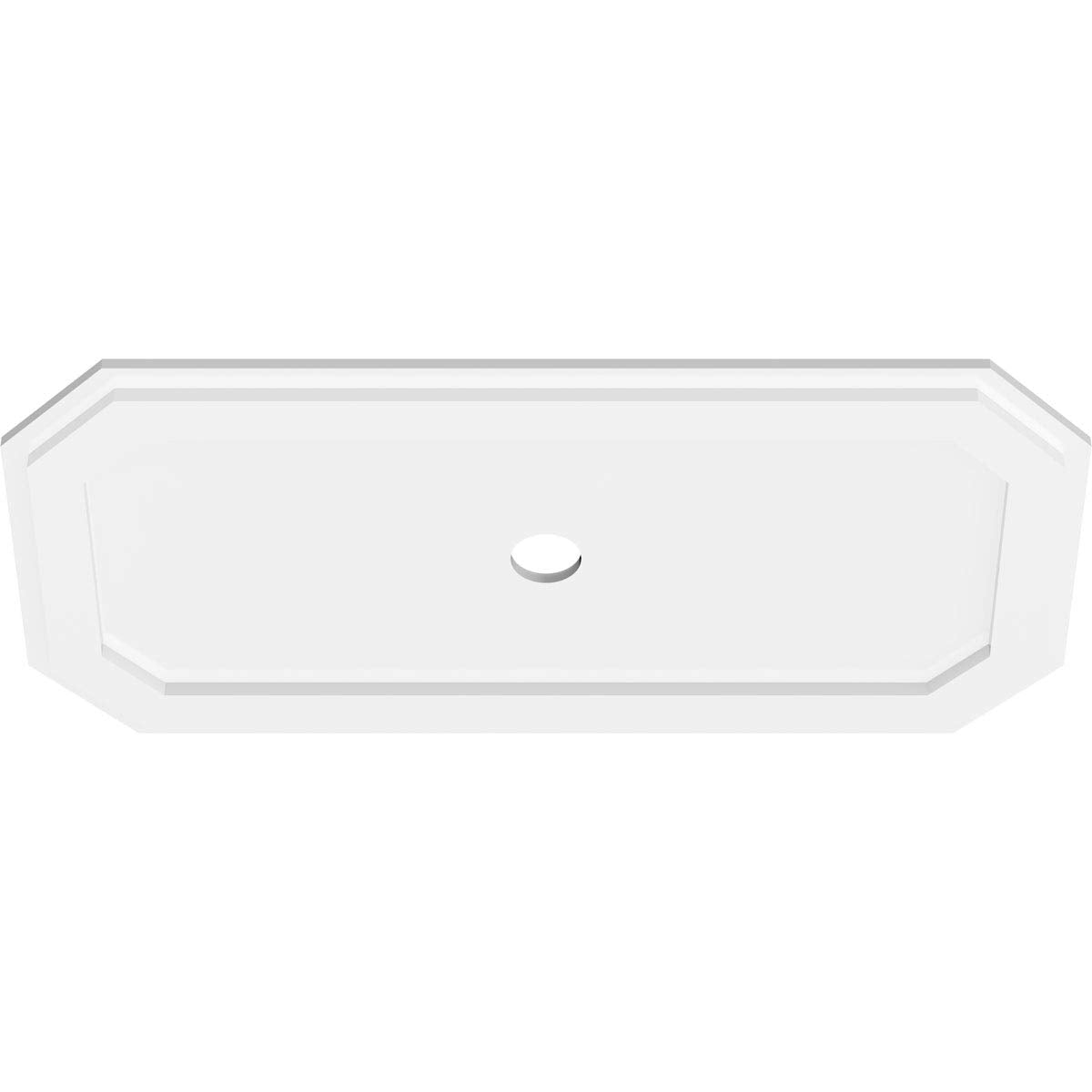 Ekena Millwork Cmp30X15Ed 02000 Emerald Architectural Grade Pvc Contemporary Urethane Ceiling Medallions 30''W X 15''H X 2''Id X