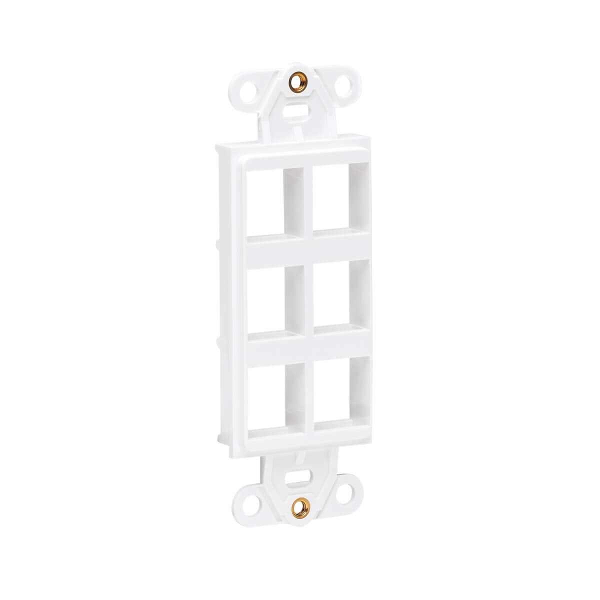 Eaton Tripp Lite Series Center Plate Insert, Decora Style - Vertical, 6 Ports, T
