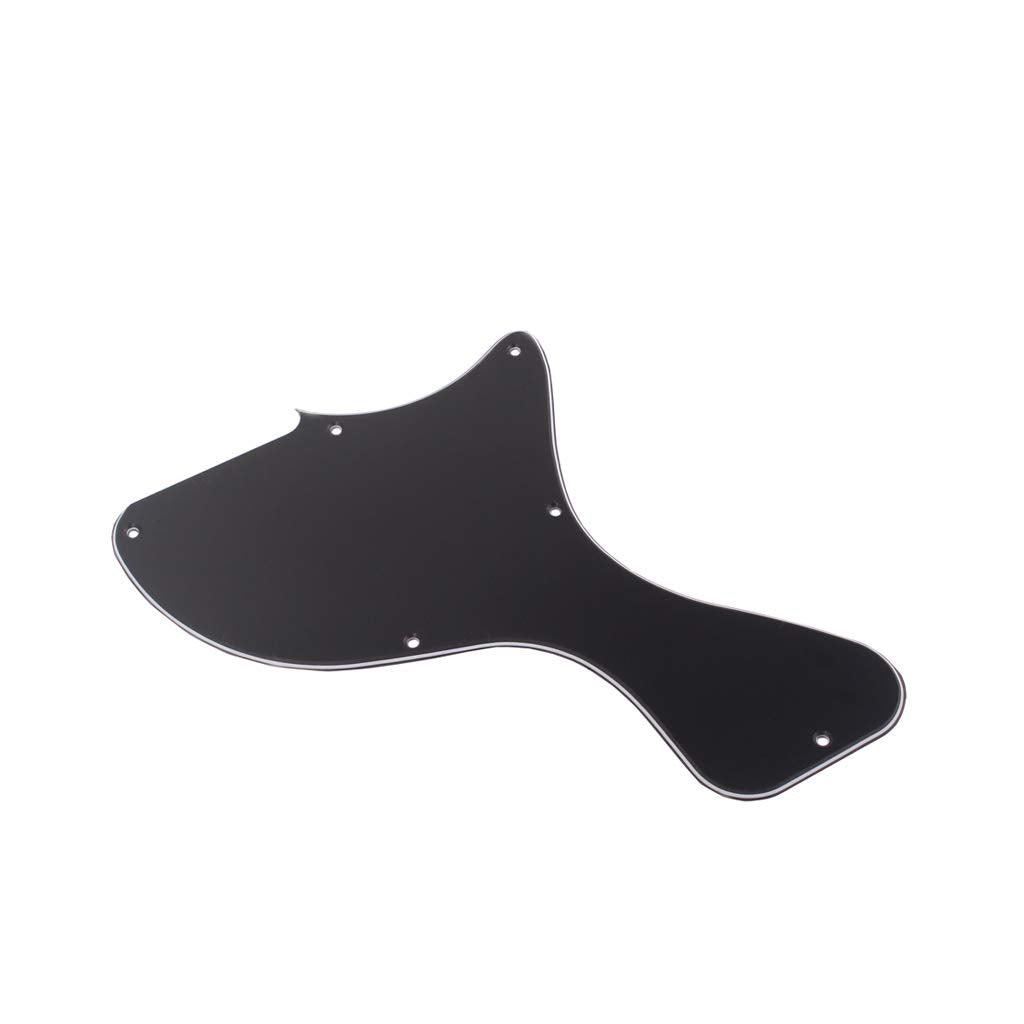 Alnicov Black Les Paul Junior Pickguard For Gibson Les Paul Lp Gtuitar