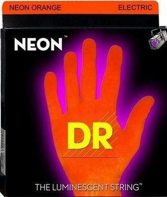 Dr, 9 52 Lite Set Handmade Neon Hi Def Orange Coated 7 Electric Strings (Noe79)