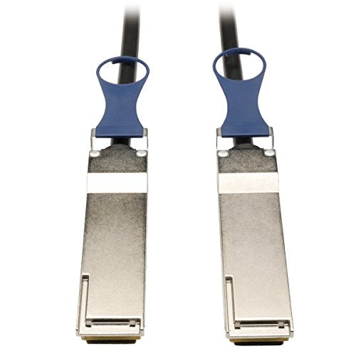 Tripp Lite Qsfp+ To Qsfp+ 40Gb Passive Dac Copper Infiniband Cable, 1M (3 Ft.) (N282 01M Bk)