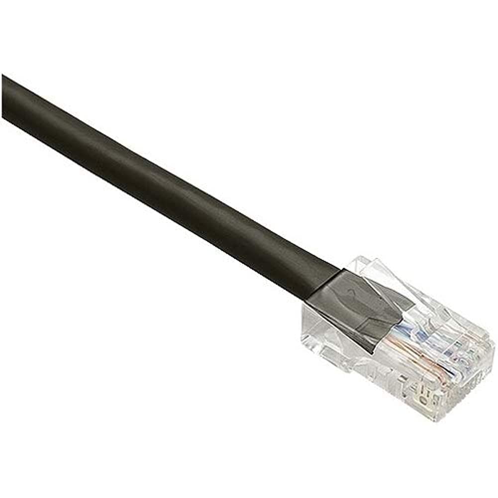 2Ft Black Cat5E Patch Cable, Utp, No Boots