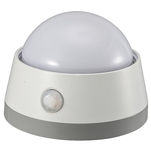 Ohm Electric NIT-BLA6JD-WN LED Sensor Light, Motion Sensor, White LED, Battery Operated, Push Light
