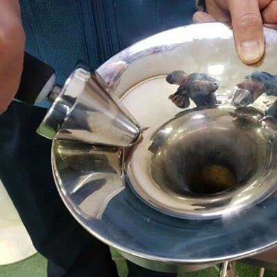 Jiayouy 9.5'' Long Heavy Metal Bell Mouth Truing Tool Dent Remover Roller For Brass Wind Instruments Horn Trumpet Trombone