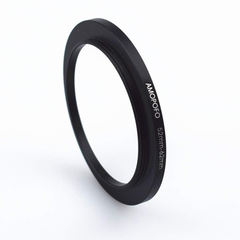 52 To 62Mm /52Mm To 62Mm Step Up Ring Filter Adapter For Uv,Nd,Cpl,Metal Step Up Ring,Compatible With All 52Mm Camera Lenses & 62Mm Accessories