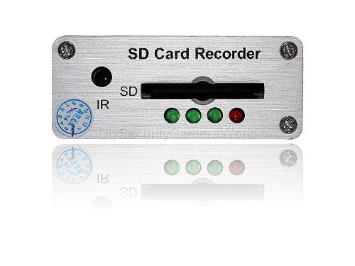 Diysecuritycameraworld Mini Hd 1 Channel Super Smart Mini Dvr, Support Sd Card, Real Time H.264/H.265 Video Compression