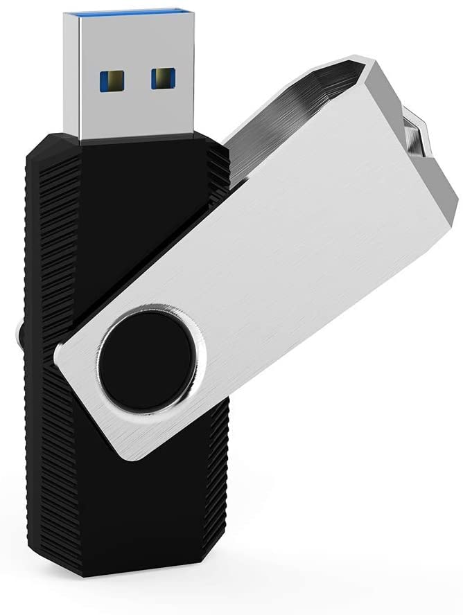 Aiibe 128Gb Flash Drive Usb 3.0 Flash Drive Thumb Drive High Speed Jump Drive 128Gb Memory Stick Zip Drive Usb Drive For Laptop   Black