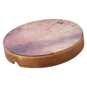 Remo Tar, Frame Drum, Skyndeep� Fixed Goat Stripe Brown Graphic, 22' X 3'