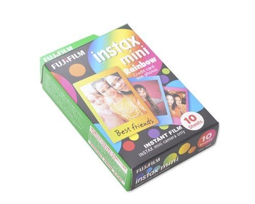 Fujifilm Instax Mini Film For Instant Film Camera   Rainbow, 10 Sheets/Pack X 3(Total 30 Sheets)
