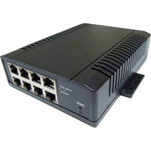 Tycon Systems Tp Sw8 Nc 8 Port High Power Poe Switch   12 56V