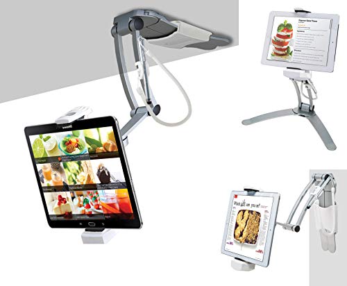3 In 1 Mount Stand     Cta 3 In 1 Kitchen Mount Stand For Ipad 7Th/ 8Th/ 9Th Gen 10.2   , Ipad Air 4, Ipad Mini 5, 12.9    Ipad 
