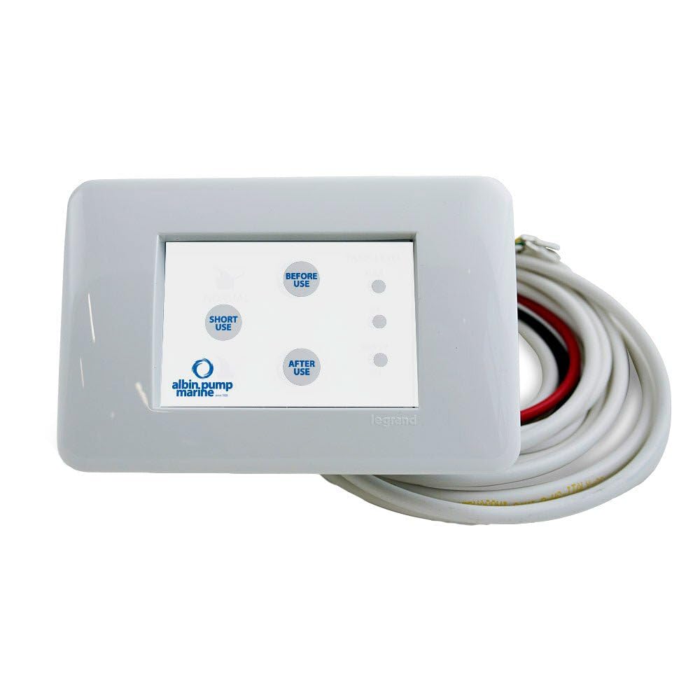 Albin Group Marine Digital Control Panel Silent Electric Toilet,WBAUVB08BMSXYK1