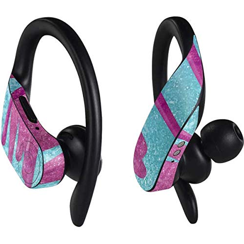 Skinit Decal Audio Skin Compatible With Powerbeats Pro   Paint Splatter Purple Design
